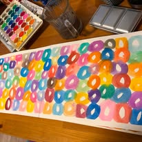 Colour Study &mdash; Watercolour on paper
